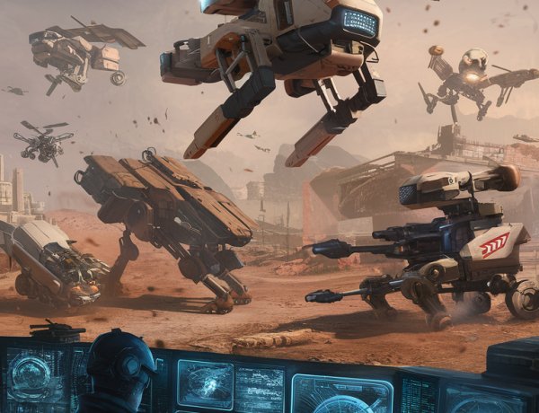 ROBOTS ON THE BATTLEFIELD